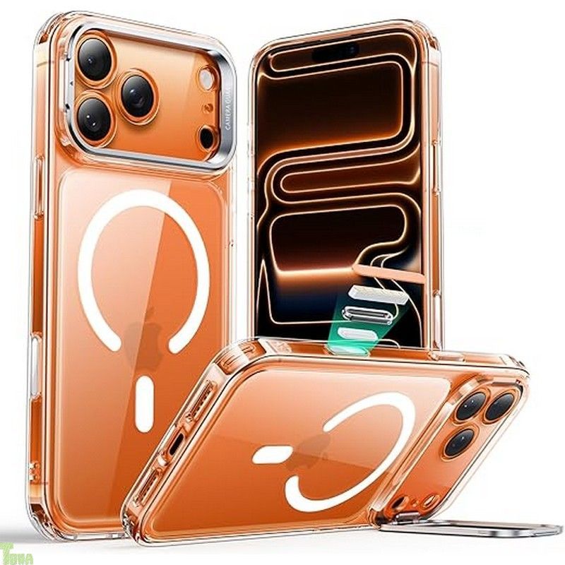 爆買い，SALE 【デザイン受賞シリーズ！】ESR for iPhone 17 Pro Max との互換性ありケース MagSafe対応 3倍米軍MIL規格 カメラボタン付き 隠しスタンド 調整可能 ワイヤレス充電 エアガードコーナー 耐衝撃 傷防止 その他