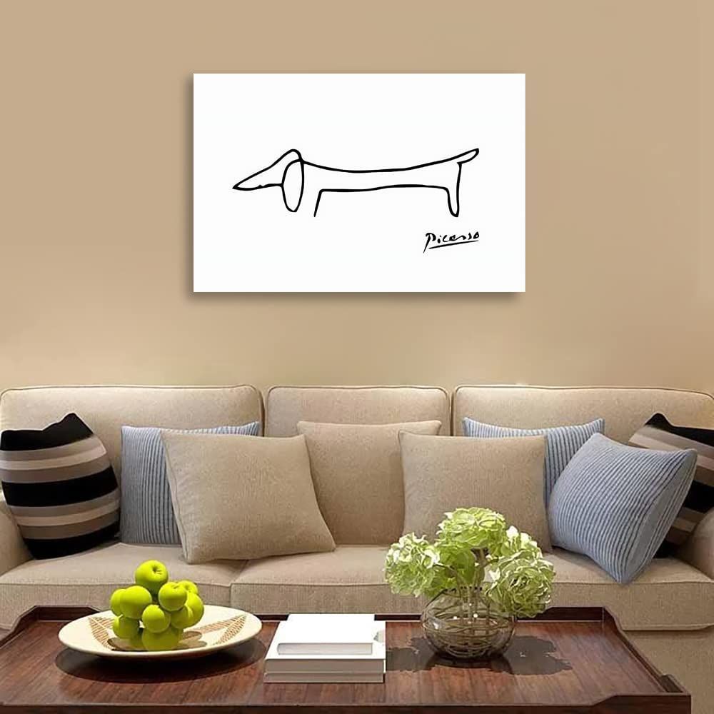 Amazon.co.jp: ピカソの有名なゲルニカキャンバス絵画インテリア