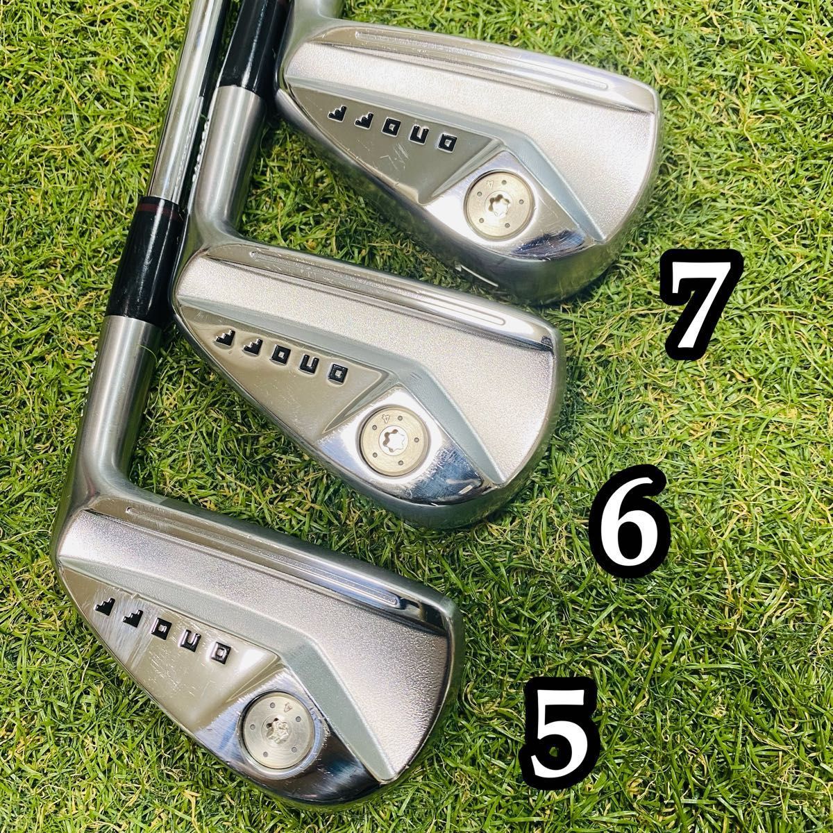 美品】グローブライド オノフ クロ 2024 メンズアイアンセット 6本 S