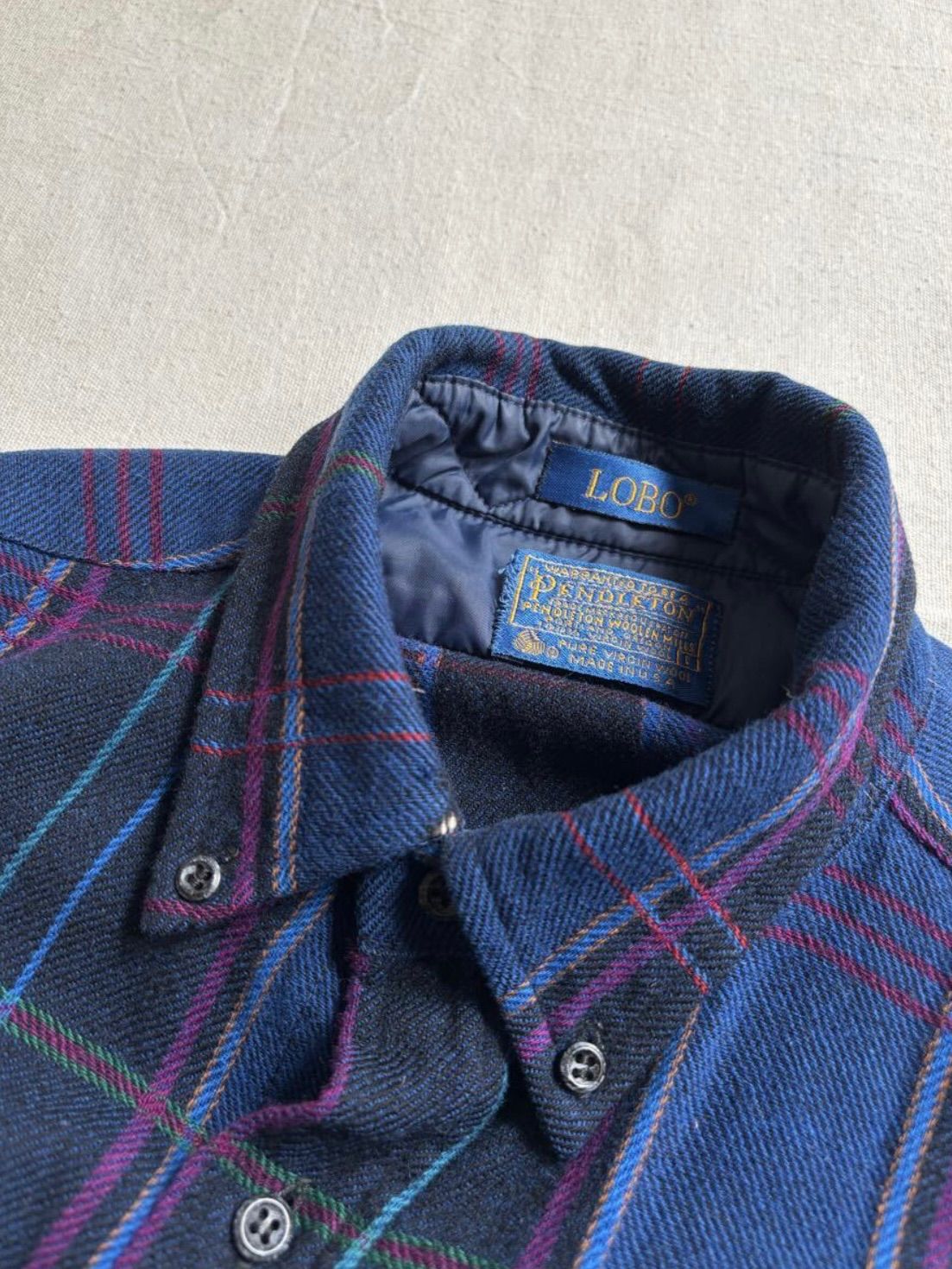 パープル チェック