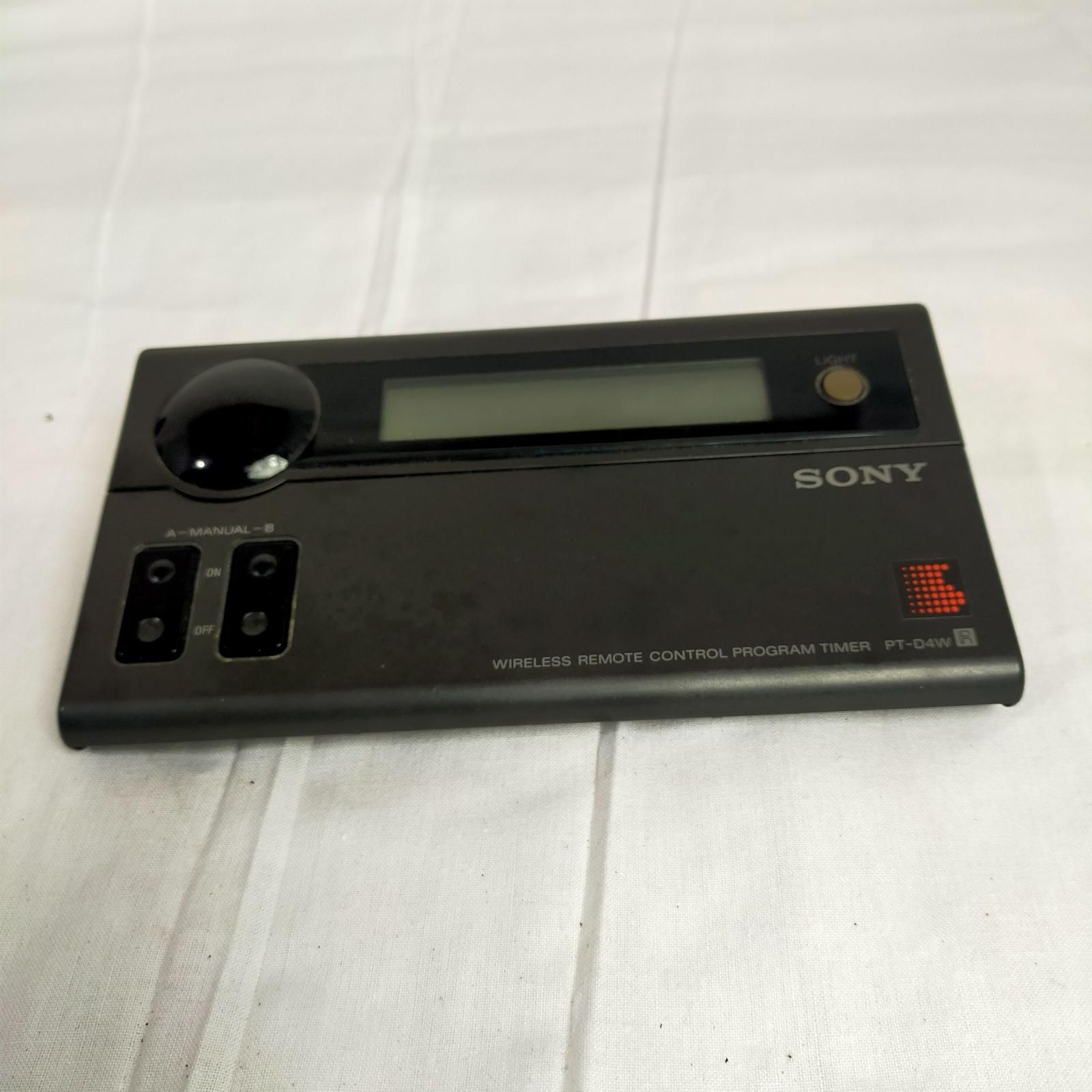 SONY ワイヤレス プログラムタイマー PT-D4W 昭和レトロ 動作未確認 