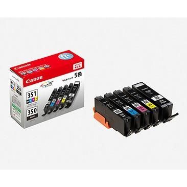 【ネコポス配送】キヤノン 純正インク BCI-351(BK・C・M・Y)+350 5MP 純正 高品質 セット 特価 パック