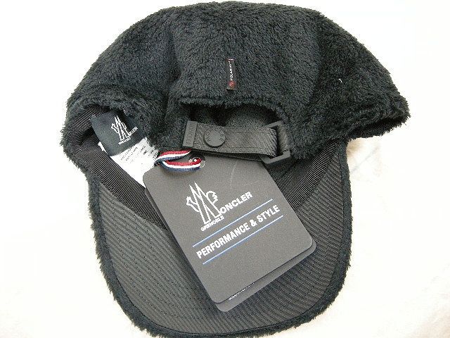 MONCLER Grenoble モンクレール  ブラックキャップ帽子 3B00002 809EG 999 イタリア正規品 新品