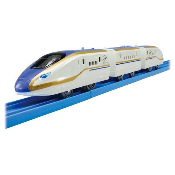 新品単品 タカラトミー(TAKARA TOMY) 『 プラレール S-05 ライト付E7系新幹線かがやき 』 電車 列車 おもちゃ 3歳以上 玩具安全基準合格 STマーク認証 PLARAIL