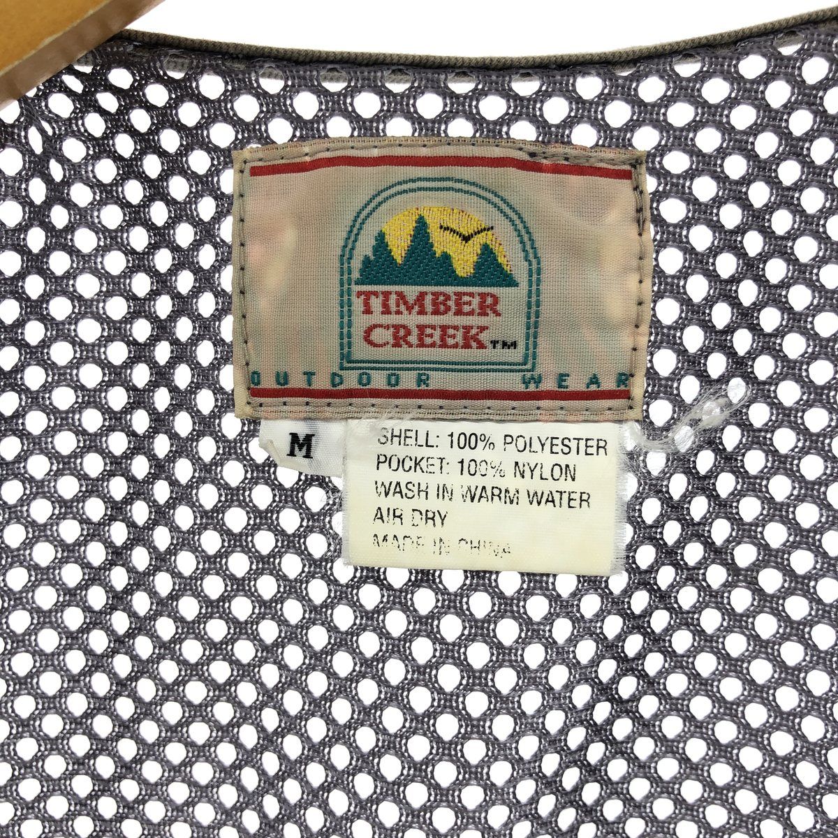 古着 TIMBER CREEK メッシュ フィッシングベスト メンズM相当