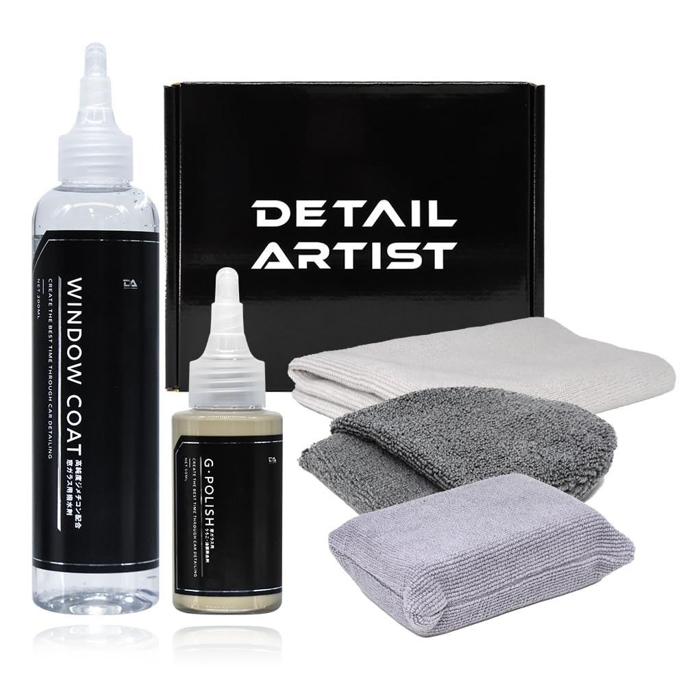 DETAIL ARTIST】WINDOW COAT SET『誰でも簡単下地処理と強力なガラス撥