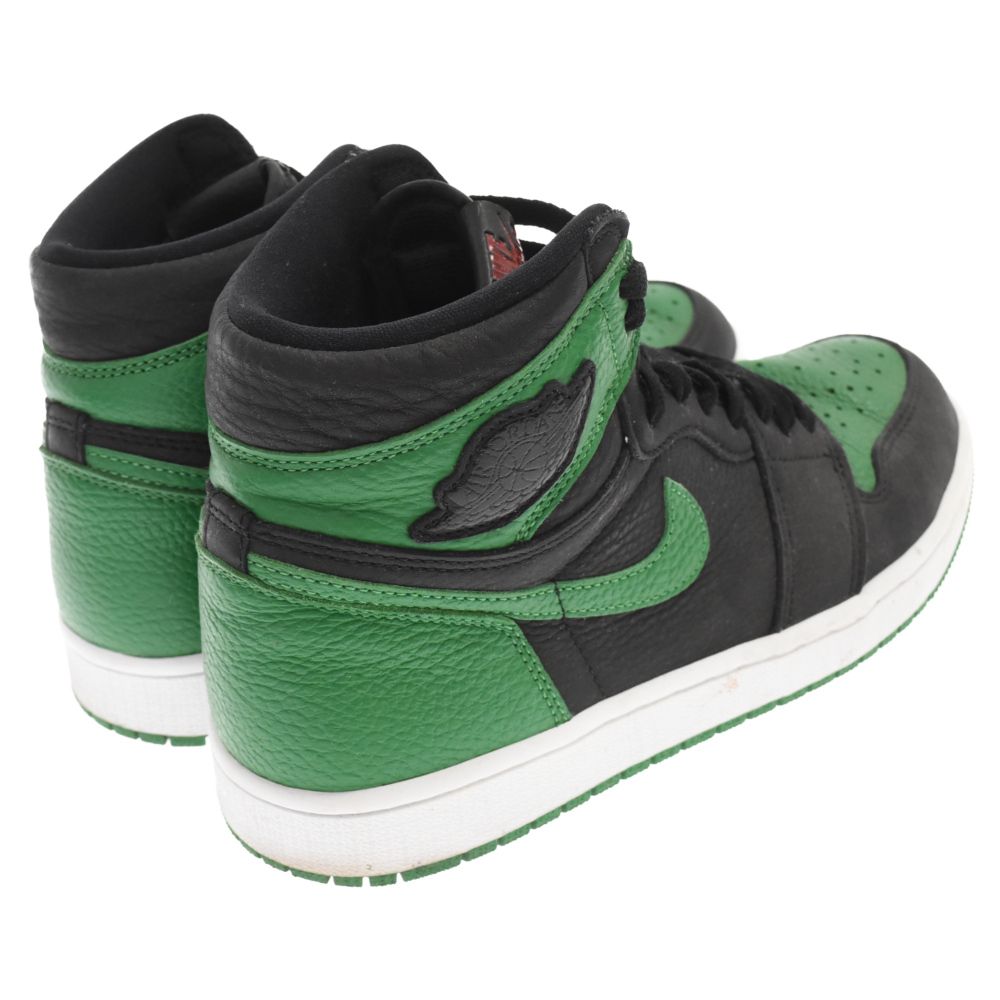 NIKE (ナイキ) AIR JORDAN 1 RETRO HIGH OG PINE GREEN エアジョーダン1 レトロ ハイ パイン グリーン  ハイカットスニーカーシューズ グリーン US8.5/26.5cm 555088-030