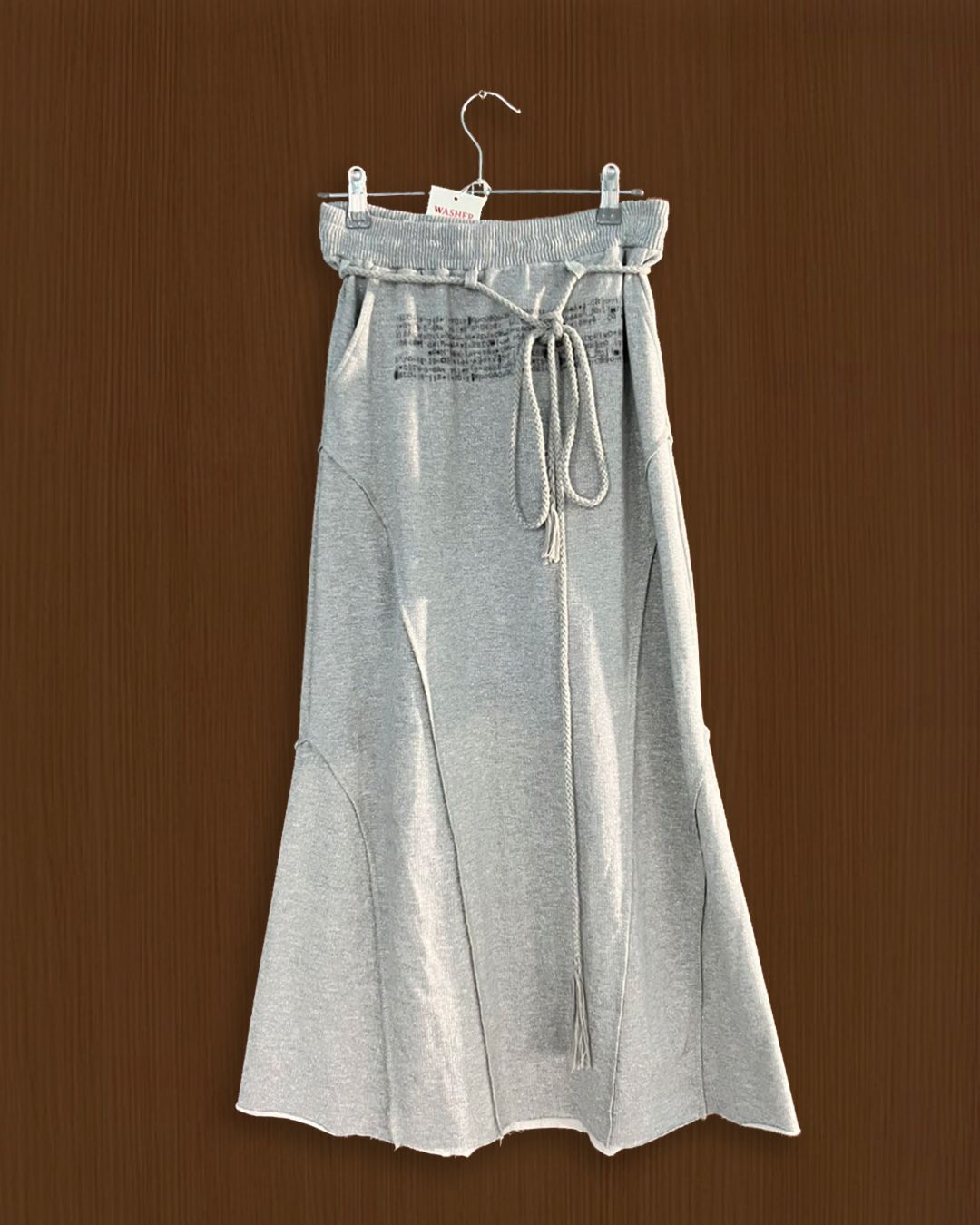 OJOS cutting maxi skirt F