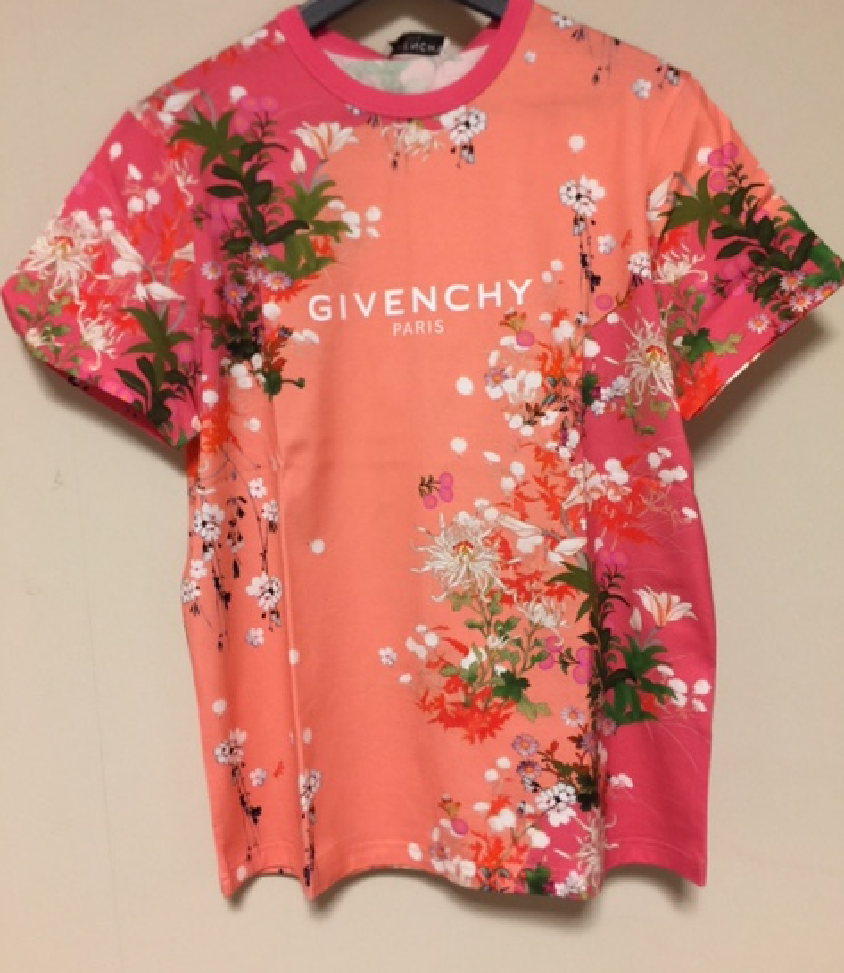 夏セール 新品 GIVENCHY PARIS フローラルプリント オーバーサイズ T