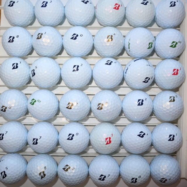 Aランク 36個 TOURB JGR 2021年モデル ホワイト ブリヂストン ロストボール