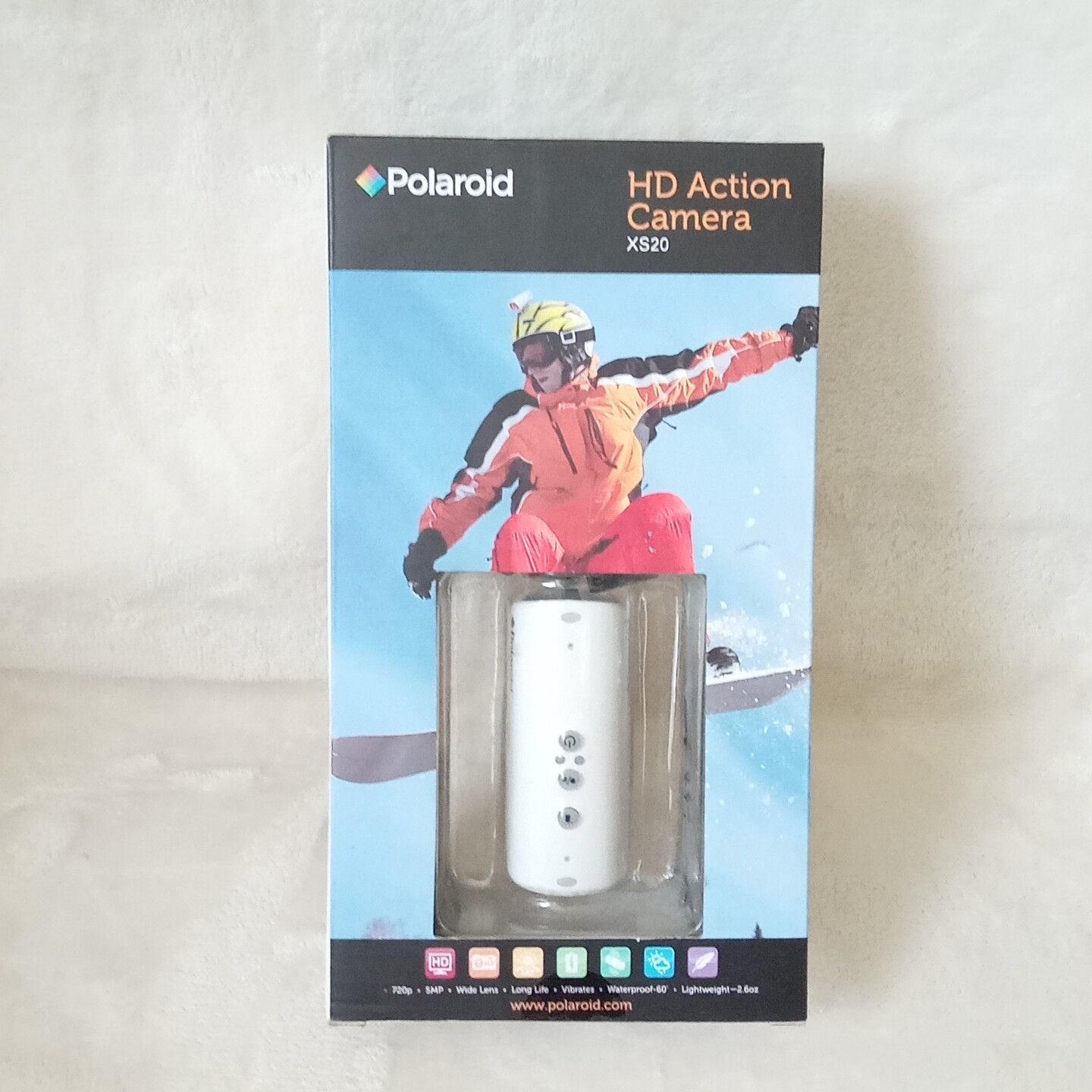 ♥ ポラロイド XS20 防水アクションカメラ 720p|12MP 8LED付き