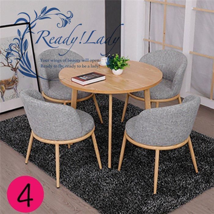 5点セット 丸型デザイン ミーティングテーブル 会議机 商談役員簡易応接 会議用 集会用 ダイニングチェア 割引 椅子 多機能 5点セット 丸型デザイン ミーティングテーブル 会議机 商談役員簡易