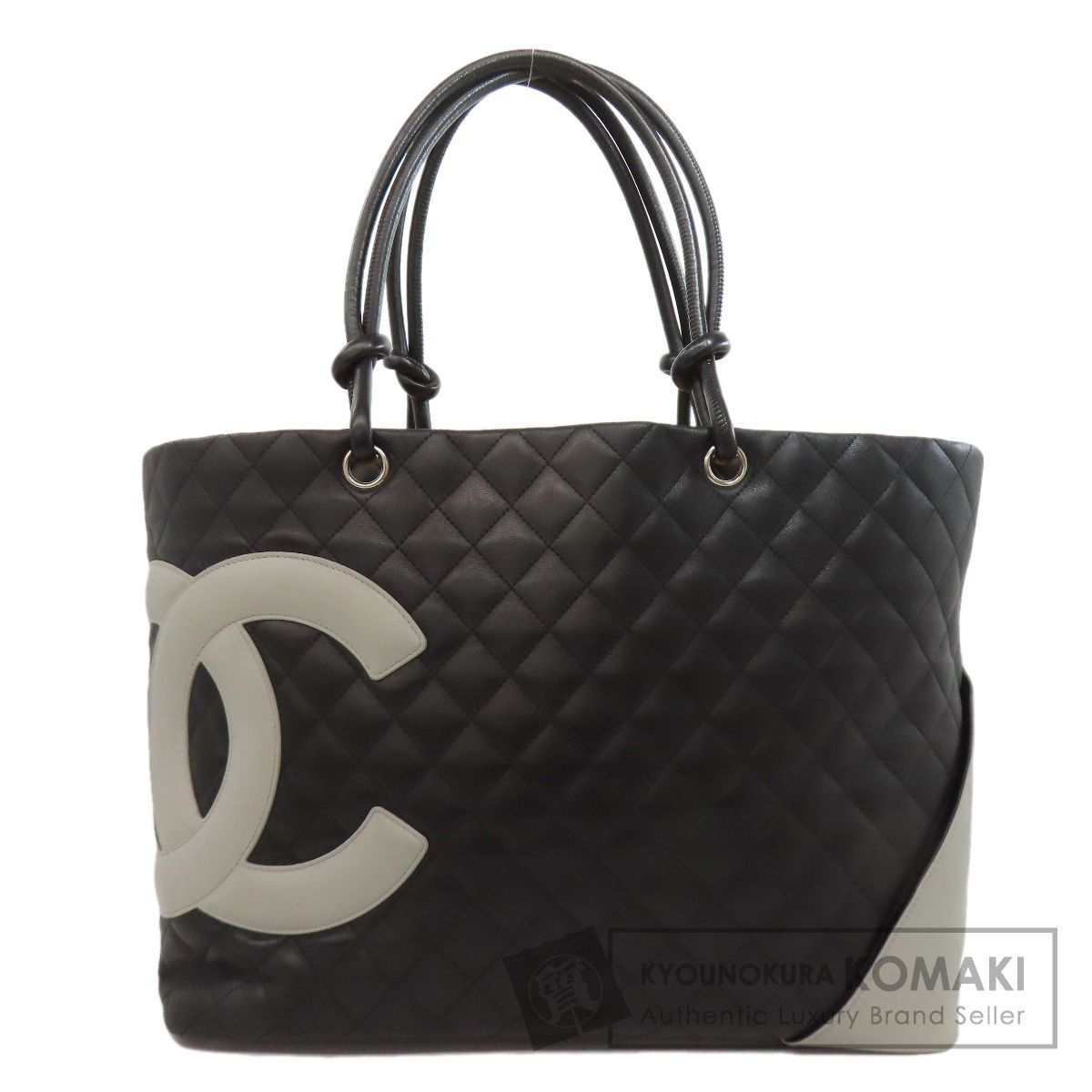 CHANELシャネル　カンボンライントートバッグ・超極美品 CHANEL シャネル カンボンライン トートバッグ 美品 10016730