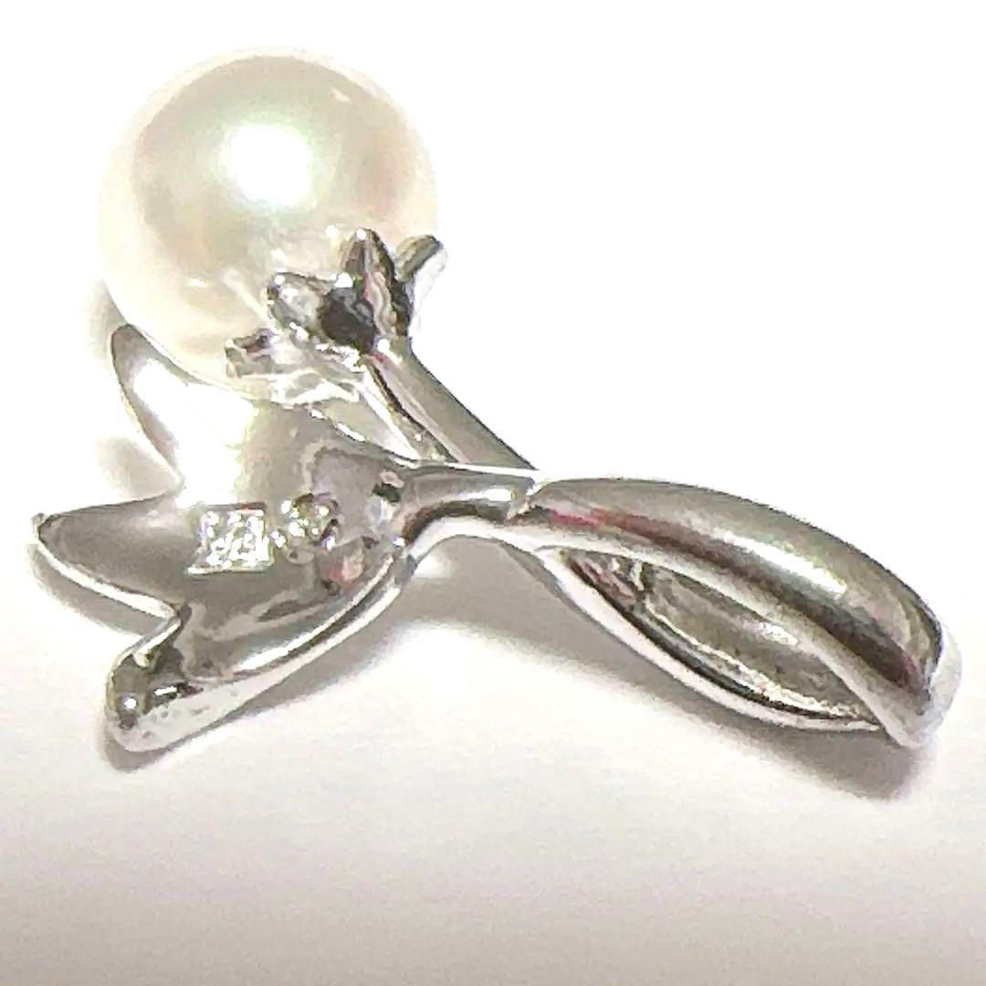 TASAKI タサキ ペントップ アコヤパール約6.5mm シルバー FORTGASGNV_COM_BR