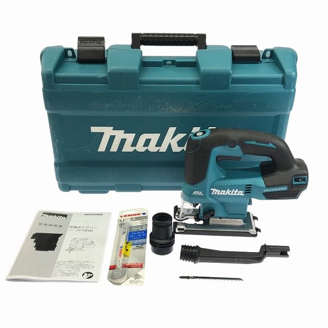makita マキタ 18V 充電式ジグソー JV184DZK 青 ブルー 本体 パーツ 替刃 ケース HRDEVELOPMENT_JP