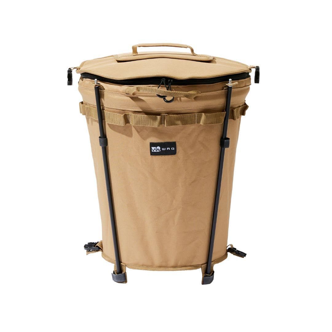WAQ Trash Box トラッシュボックス ゴミ箱 コンテナ 収納ボックス 折りたたみ コンパクト PVC 耐水性 大容量