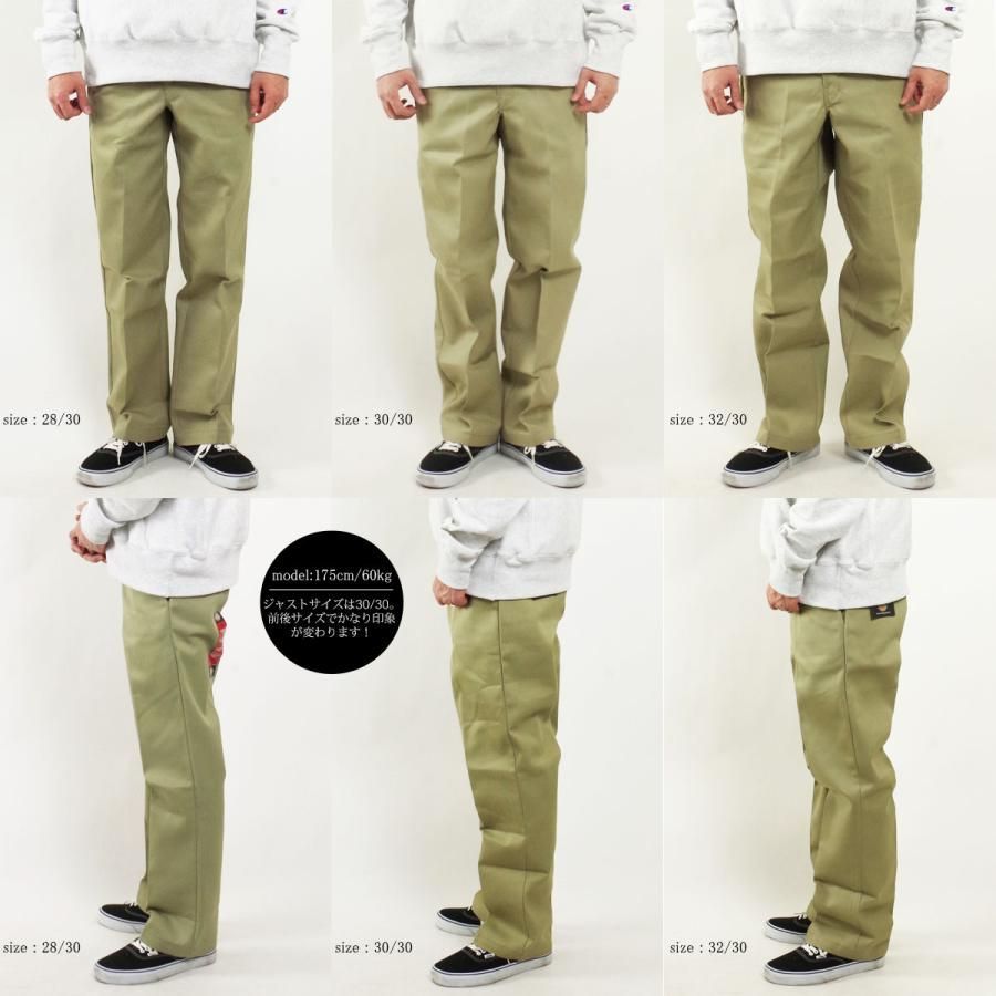 カラー：カーキ／レングス30インチ】ディッキーズ Dickies