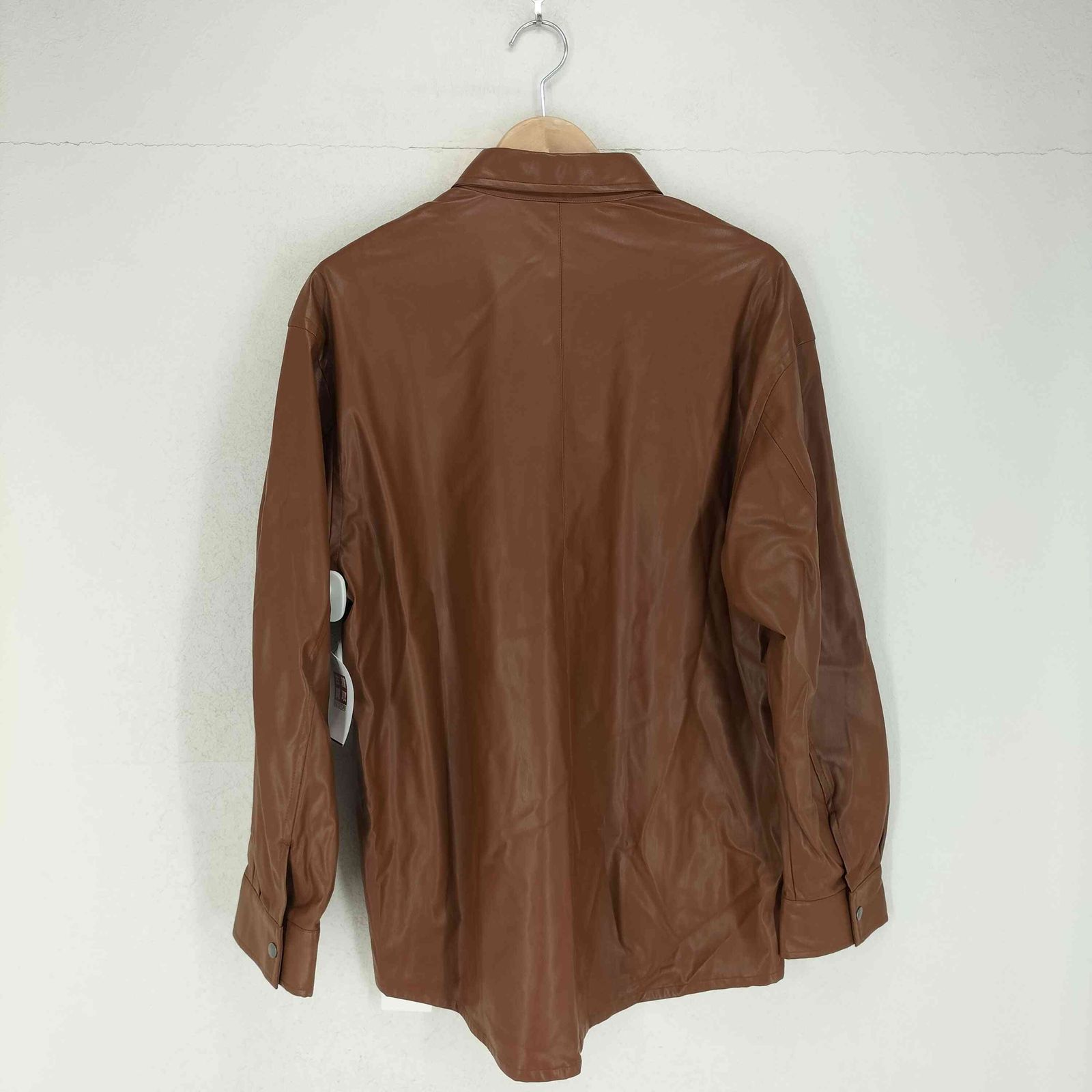 アレッジ ALLEGE Synthetic Leather Shirt メンズ 3