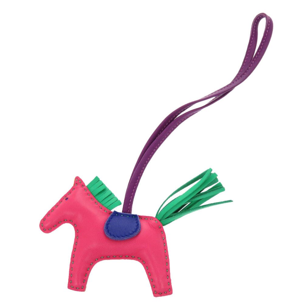 しかまり　HERMES ロデオチャーム PMアニョーミロブルー エルメス HERMES ロデオチャームPM バッグチャーム アニョーミロ