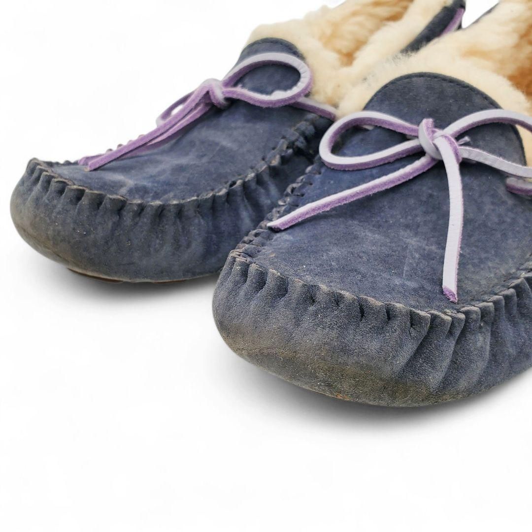 UGG アグ モカシン ダコタ ムートン パープル 紫 25.0 - メルカリ