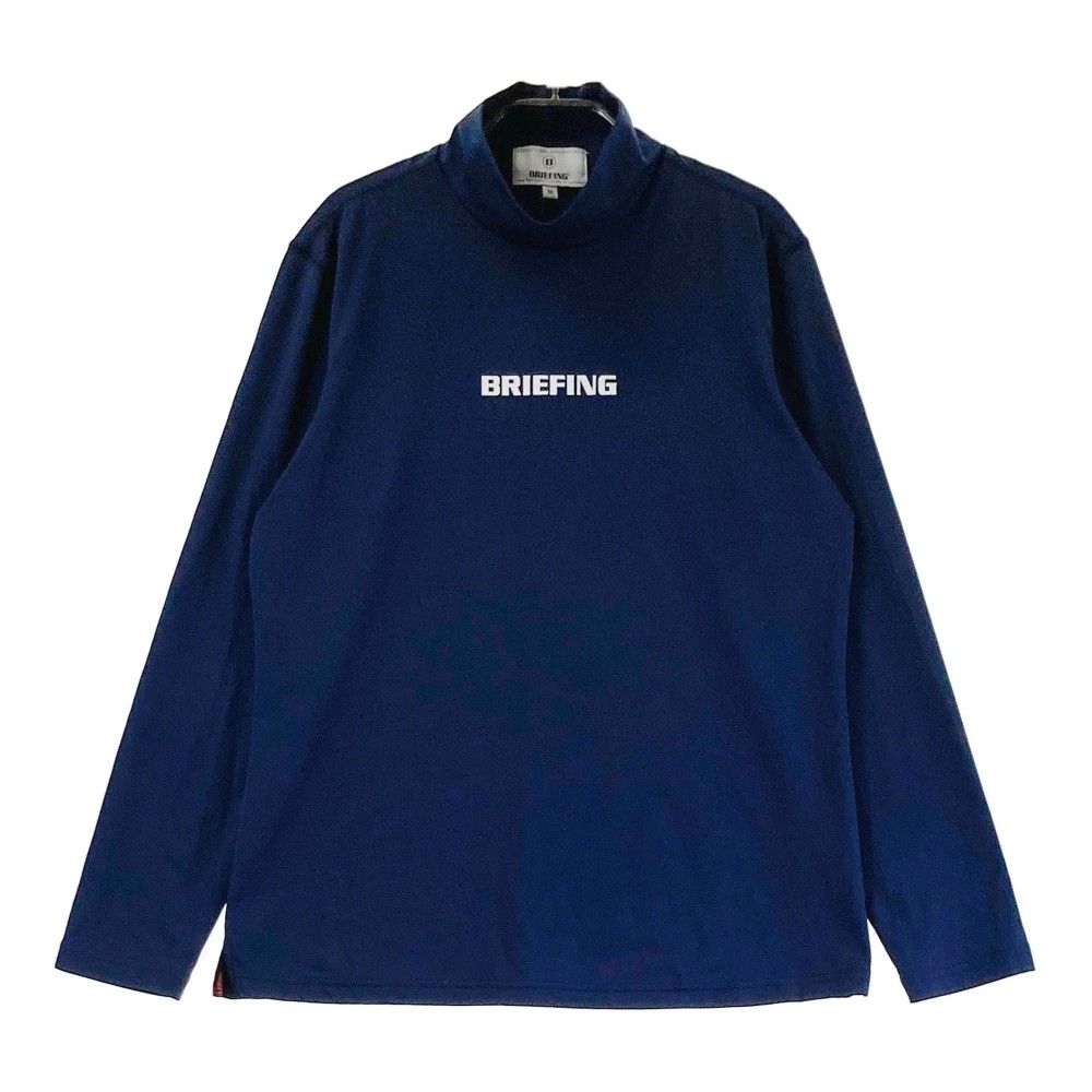 サイズ M BRIEFING GOLF ブリーフィング ハイネック長袖Tシャツ ネイビー系 240101422579 ゴルフウェア レディース ストスト