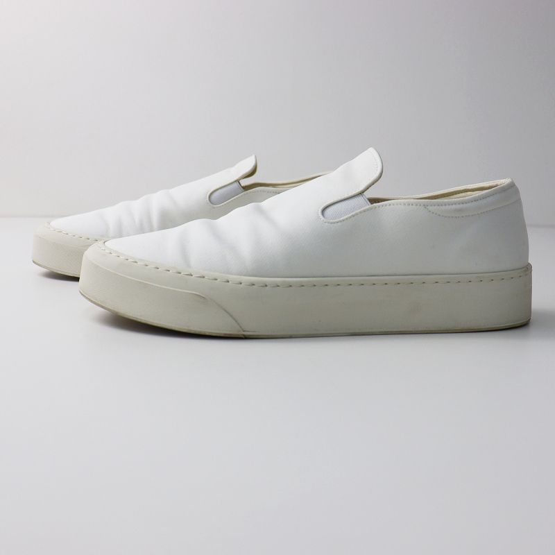 THE ROW ザロウ Marie H canvas slip-on sneakers マリーH キャンバス