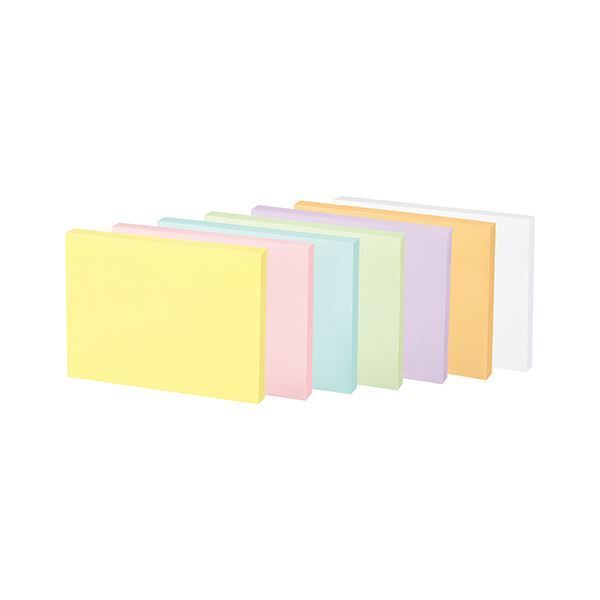 まとめ コクヨ 強粘着ふせん K2 75×100mm パステル 7色 K2メ-KP75100X10 1パック 10冊 ×5セット