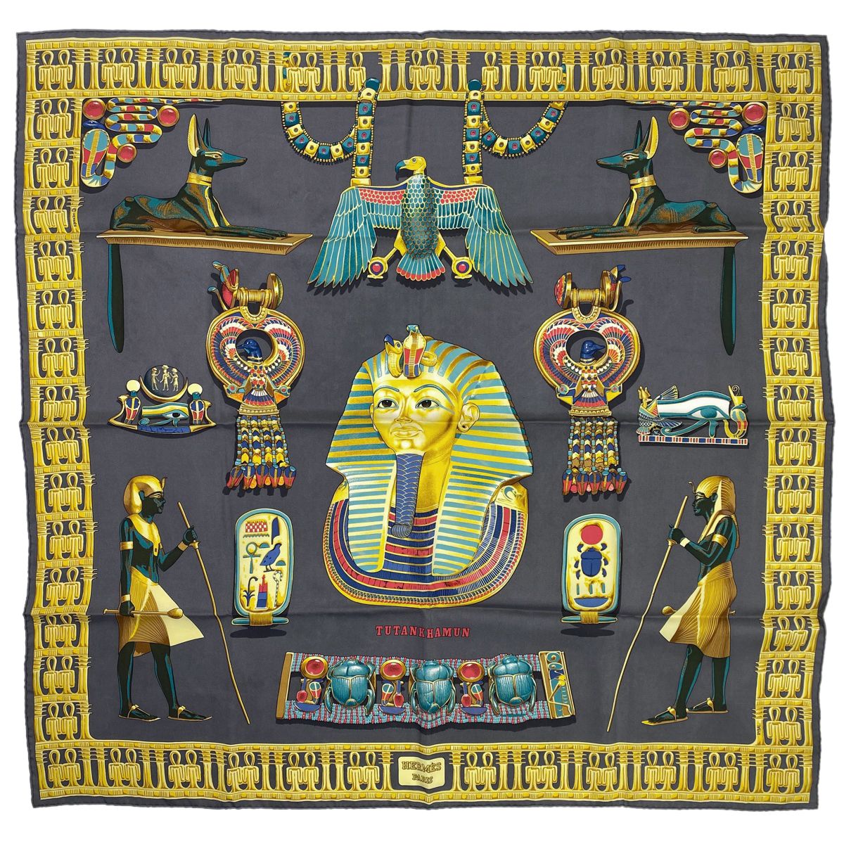 エルメス HERMES カレ 90 TUTANKHAMUN ツタンカーメン エジプト