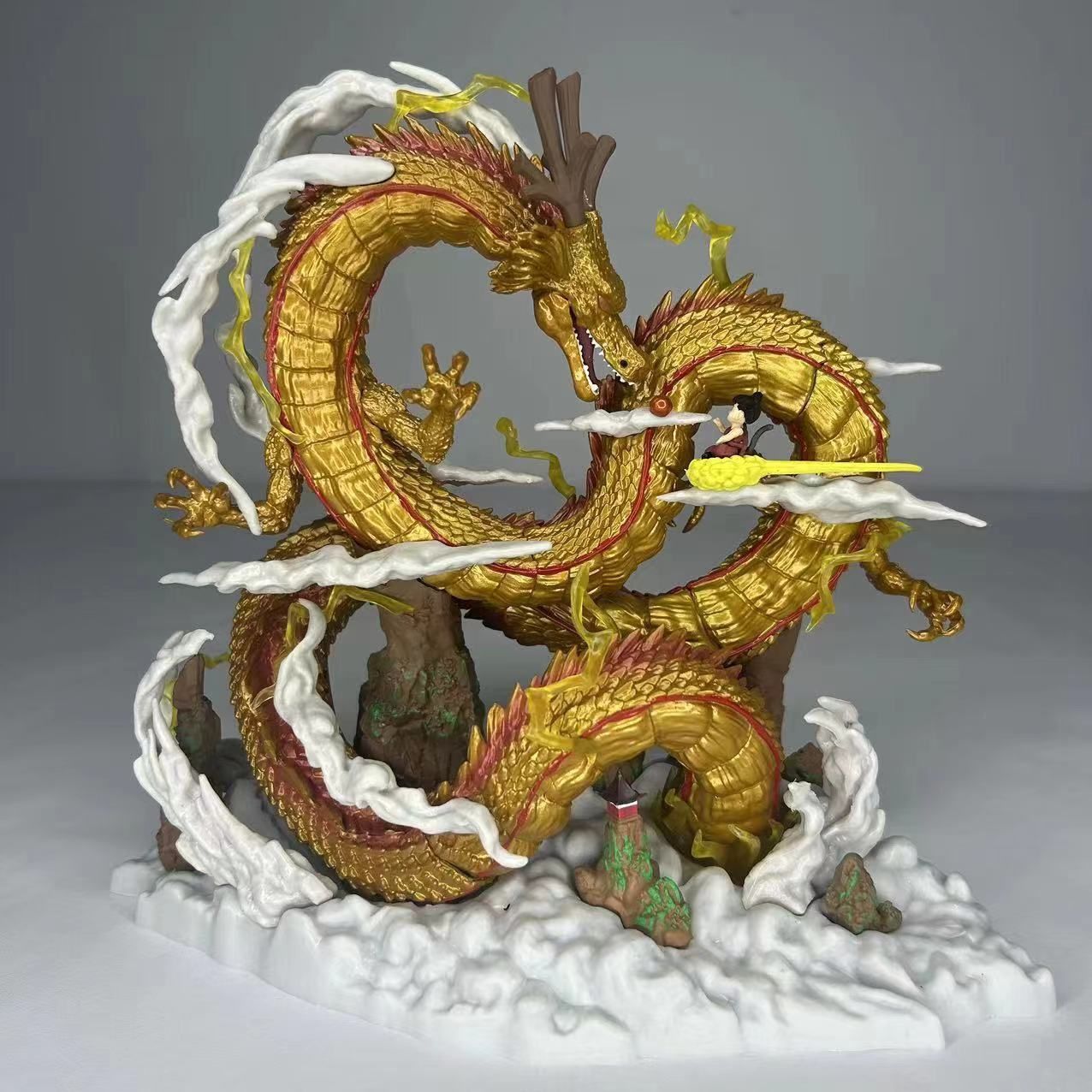 新品 ドラゴンボール 孫悟空 超サイヤ人 × 金色神龍 フィギュア