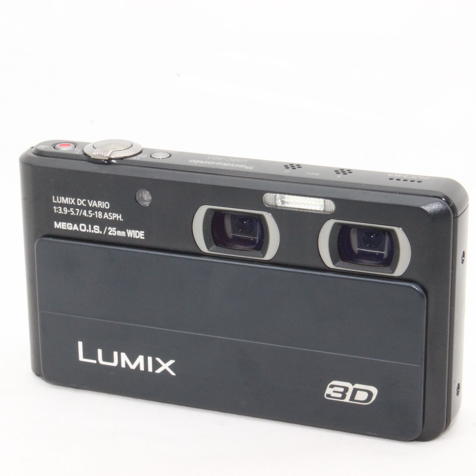 パナソニック デジタルカメラ ルミックス 3D1 ブラック DMC-3D1-K