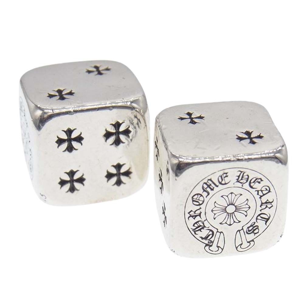 Chrome Hearts - CHROME HEARTS クロムハーツ DICE ダイス サイコロ 重量約57.2g CHプラス ホースシュー 2015年 クリスマス限定 シルバー 美品 中古 4b005055 Chrome Hearts - CHROME HEARTS クロムハーツ DICE ダイス