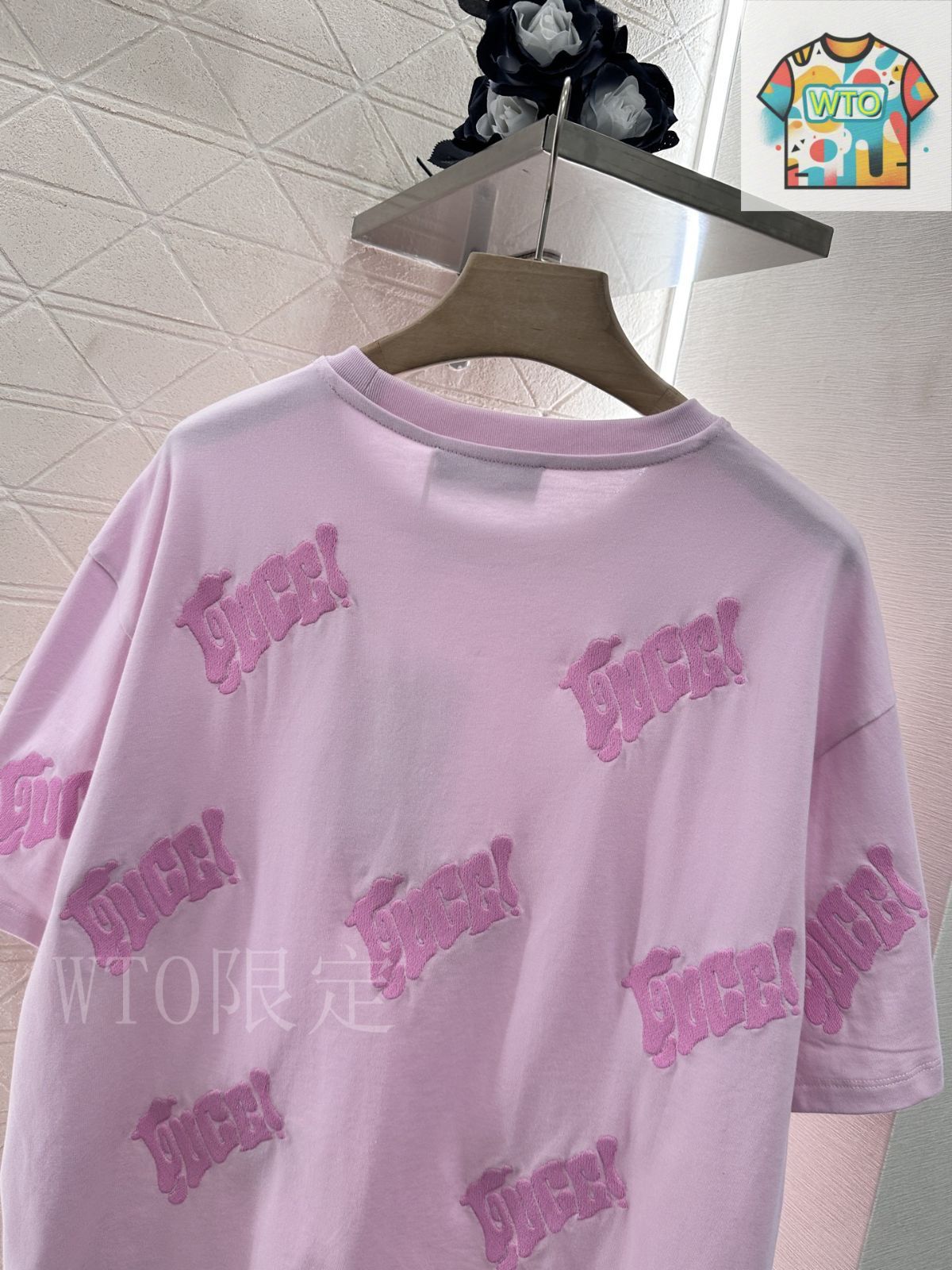 今日特価】Gucci 2025 新品 高級刺繍アルファベット T シャツ-3