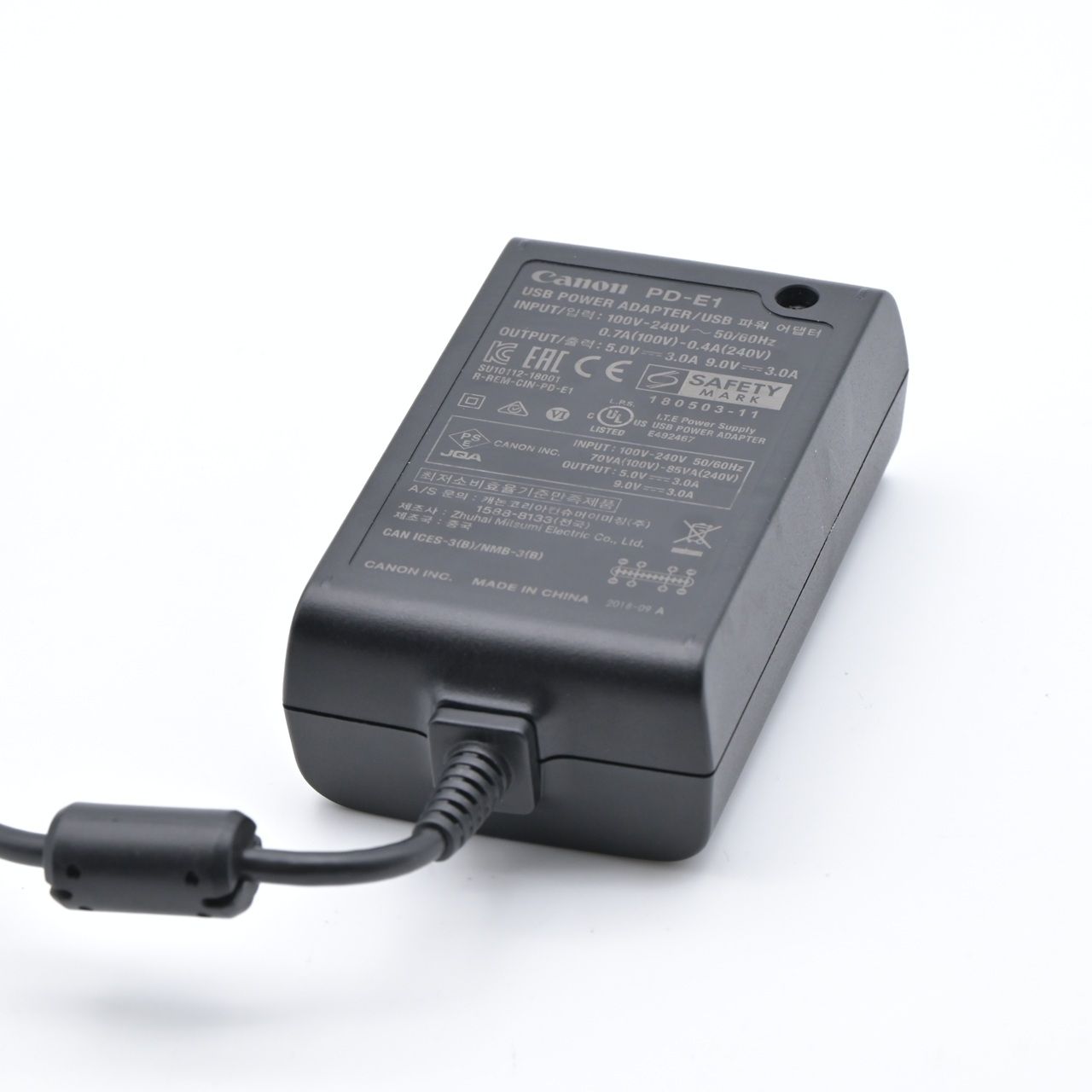 Canon USB電源アダプター PD-E1 EOSR対応 Canon USB電源アダプター PD