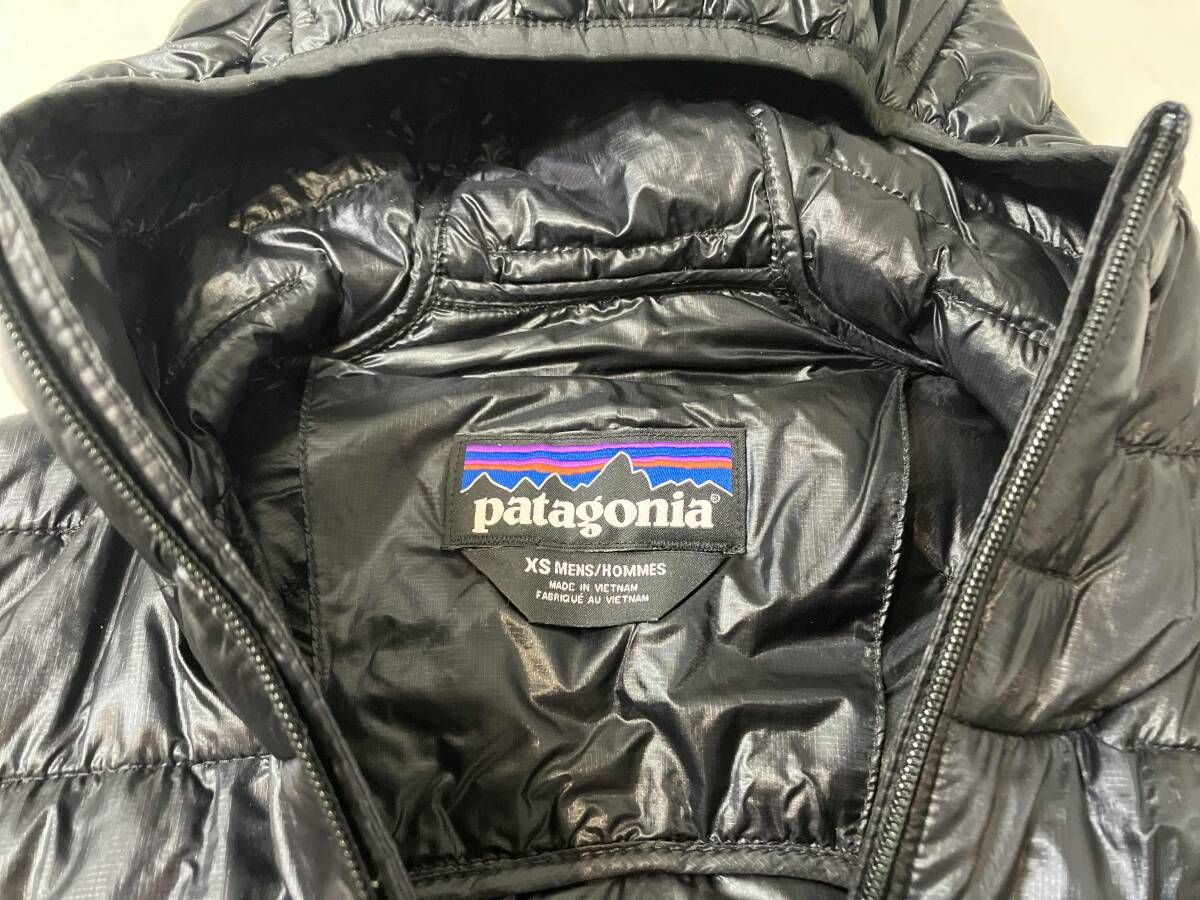 値下げ！極美品！パタゴニア　マイクロパフフーディ レディース　ダウン　ブラック Patagonia パタゴニア MICRO PUFF HOODY マイクロパフ フーディ