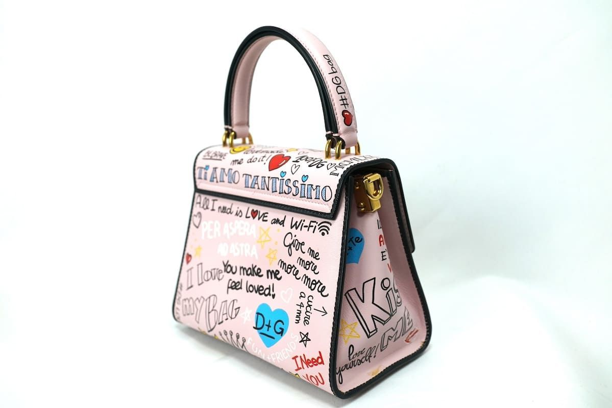 Dolce & Gabbana Welcome Graffiti Shoulder Bag ドルチェ&ガッバーナ ウェルカム グラフィティ ハンドバッグ  ショルダーバッグ ショルダーストラップ無し【中古】 - メルカリ