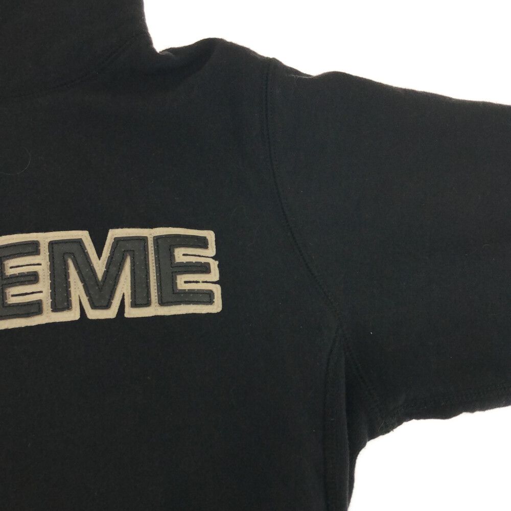 SUPREME (シュプリーム) 18AW Perforated Leather Hooded Sweatshirt  