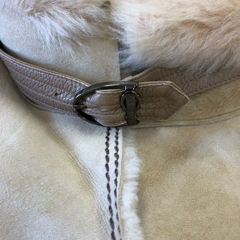 Archive 羊革 リアルムートン ファーコート ラムレザー本革レザー y2k