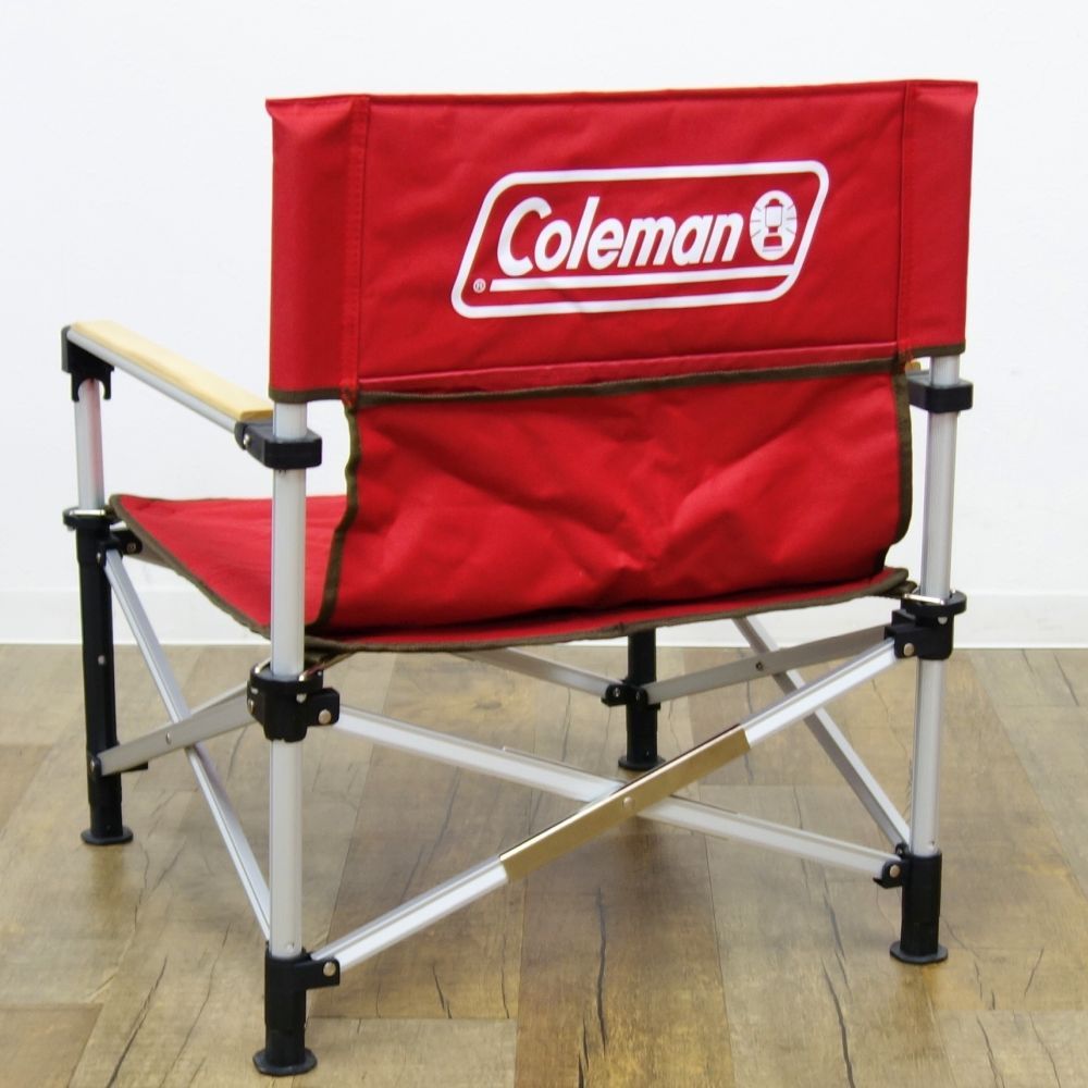 美品 コールマン Coleman ツーウェイキャプテン チェア レッド 3 美品 コールマン Coleman ツーウェイキャプテン チェア レッド 3
