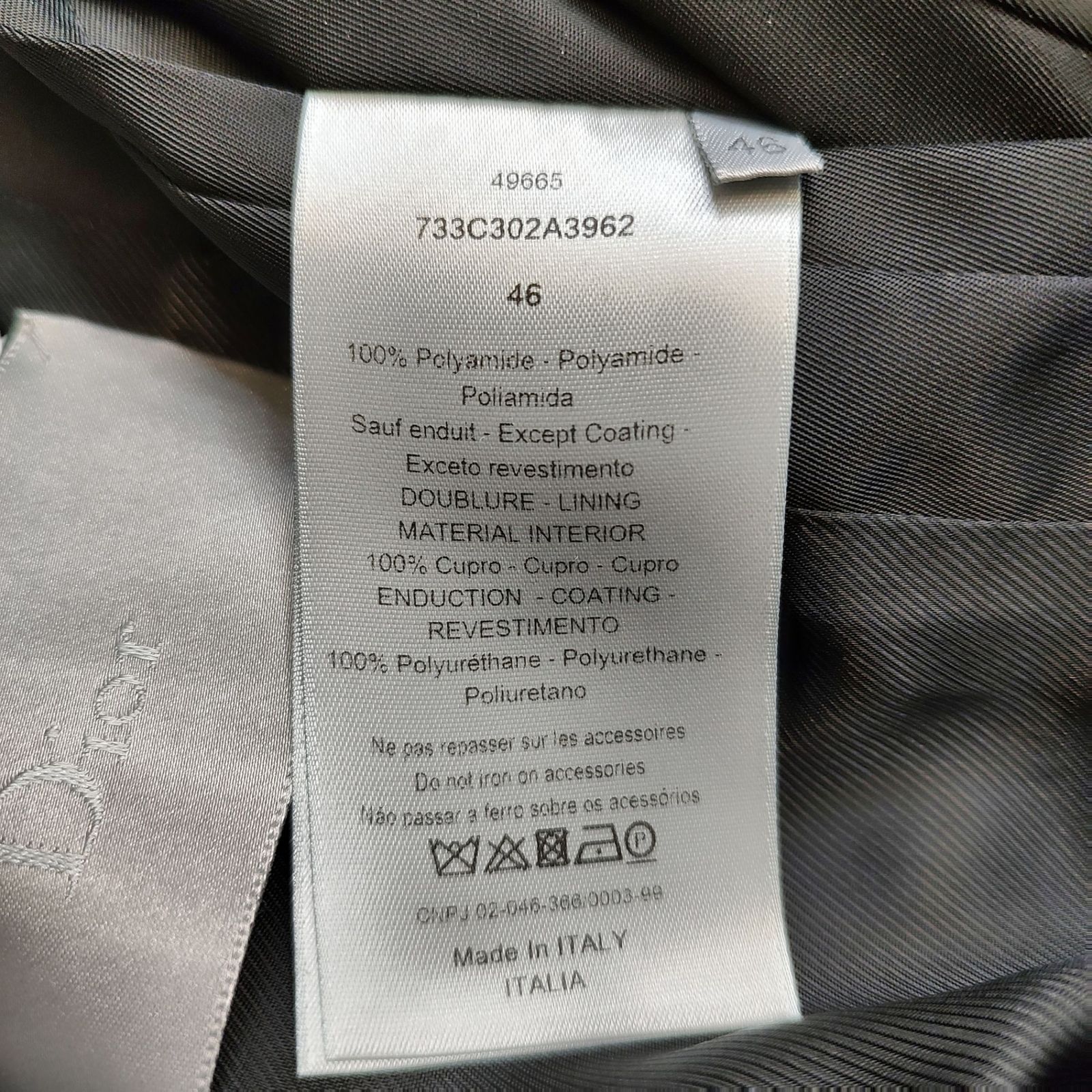 DIOR HOMME ディオール オム 18SS Nylon Hooded Parka ナイロン