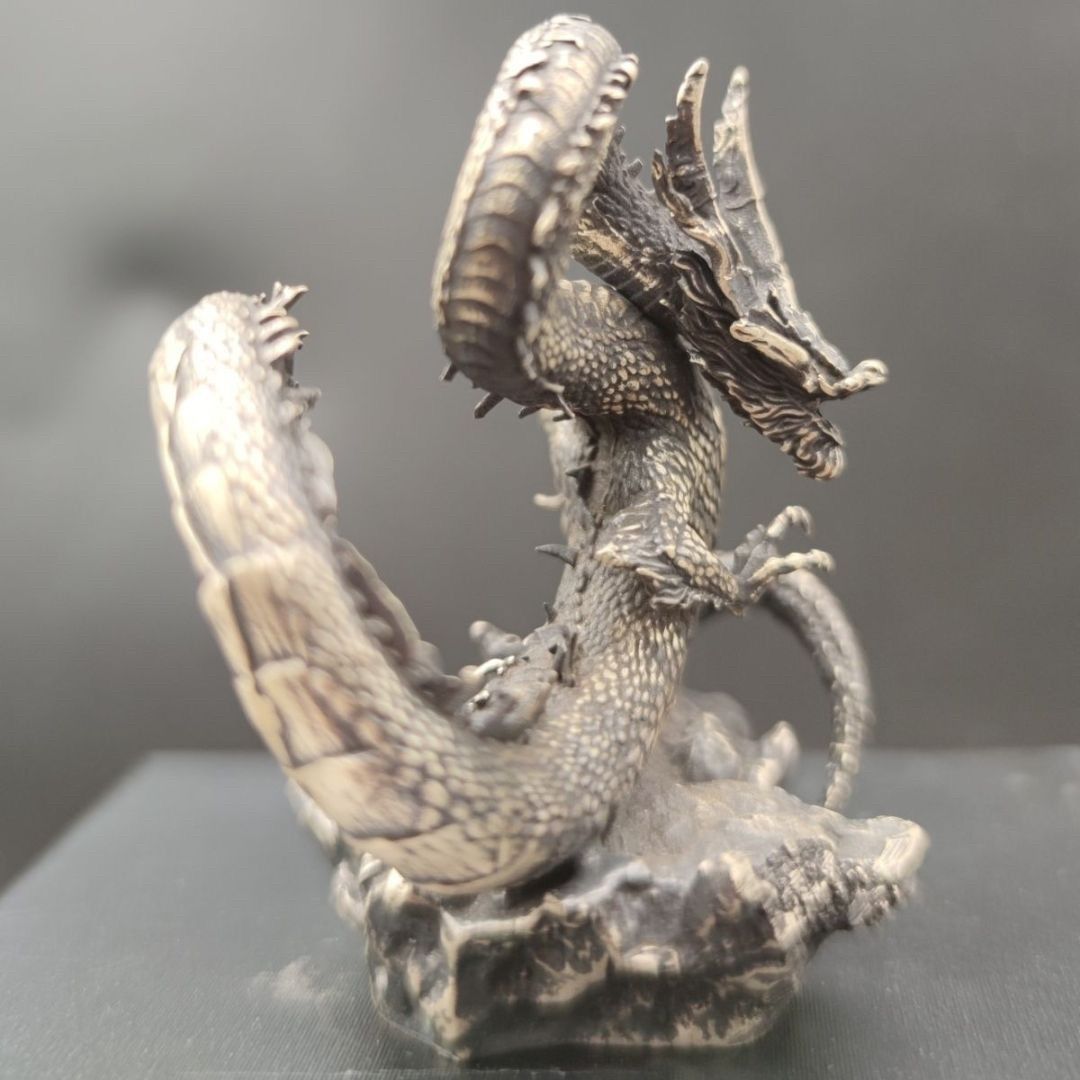 風水 龍 ゴールドドラゴンorブラックドラゴン ーVer2ー 金属 5.5cm