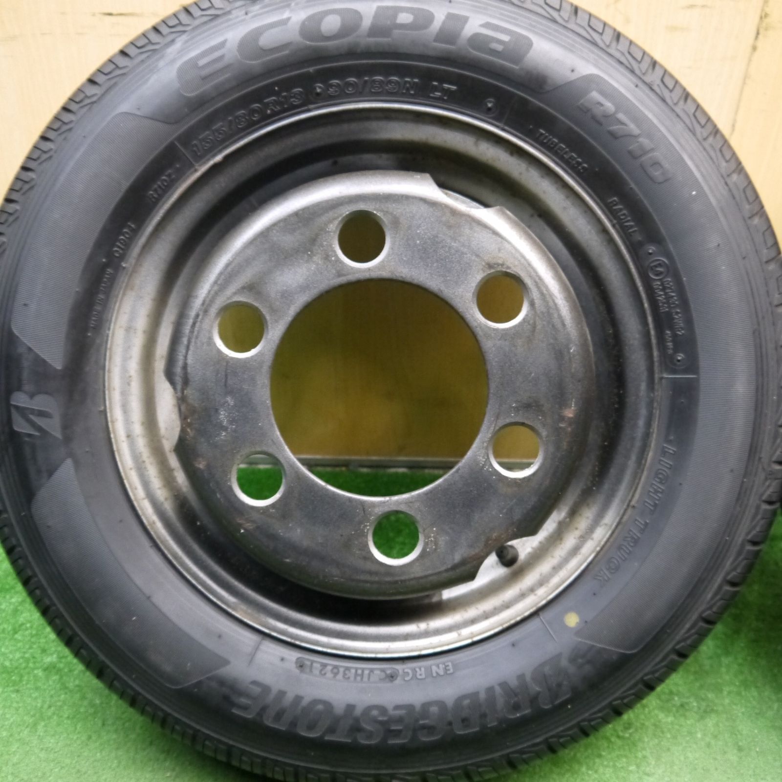 バリ溝！21年！9.5分以上☆トラック 155/80R13 90/89N
