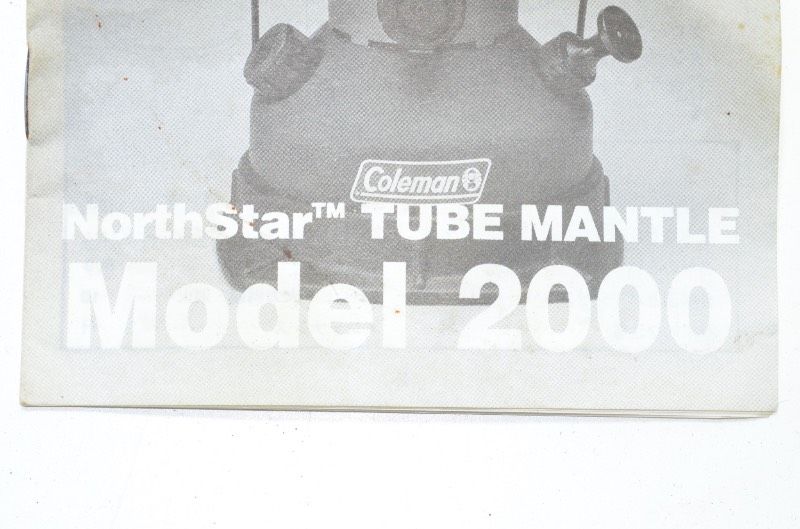 コールマン Coleman ノーススター NorthStar チューブマントルランタン Model 2000 ガソリンランタン ケース付き