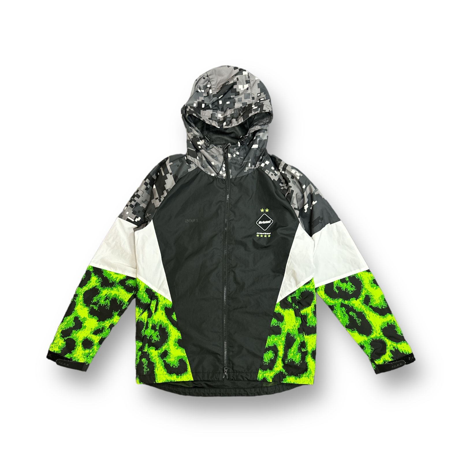 F.C.Real Bristol 19AW MULTI PATTERN TRAINING JACKET マルチパターントレーニングジャケット  ナイロンブルゾン マウンテンパーカー エフシーレアルブリストル FCRB-192030 M 63316A4