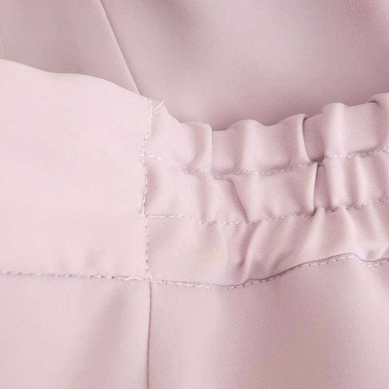 JUSGLITTY　ブークレジャコット　Sサイズ　ラベンダー ジャスグリッティー JUSGLITTY スウェットライクプルオーバー