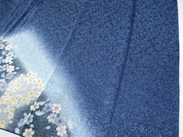 平和屋着物○訪問着 舞桜文 暈し染め 金通し地 正絹 逸品 CAAW7606yc