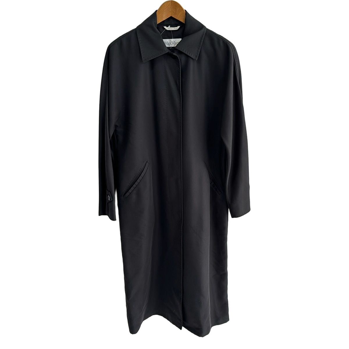 Max Mara(マックスマーラ) コート サイズI38 レディース - 黒 長袖/春