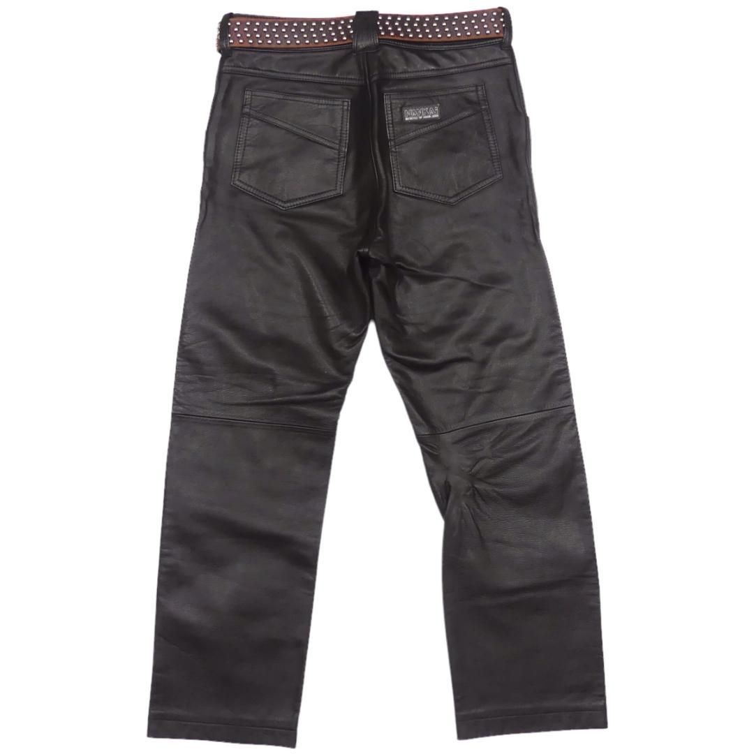 即決☆NANKAI☆ Lサイズ レザーライディングパンツ ナンカイ 南海