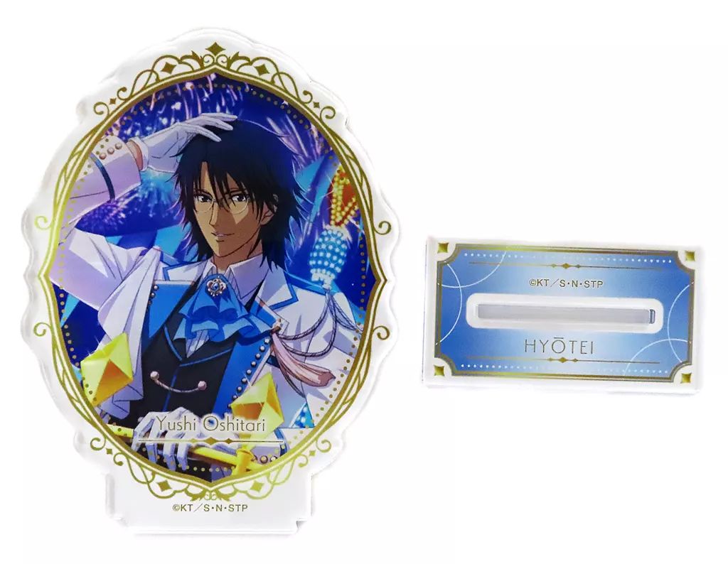 中古】アクリルスタンド・アクリルパネル 忍足侑士 サークルアクリル