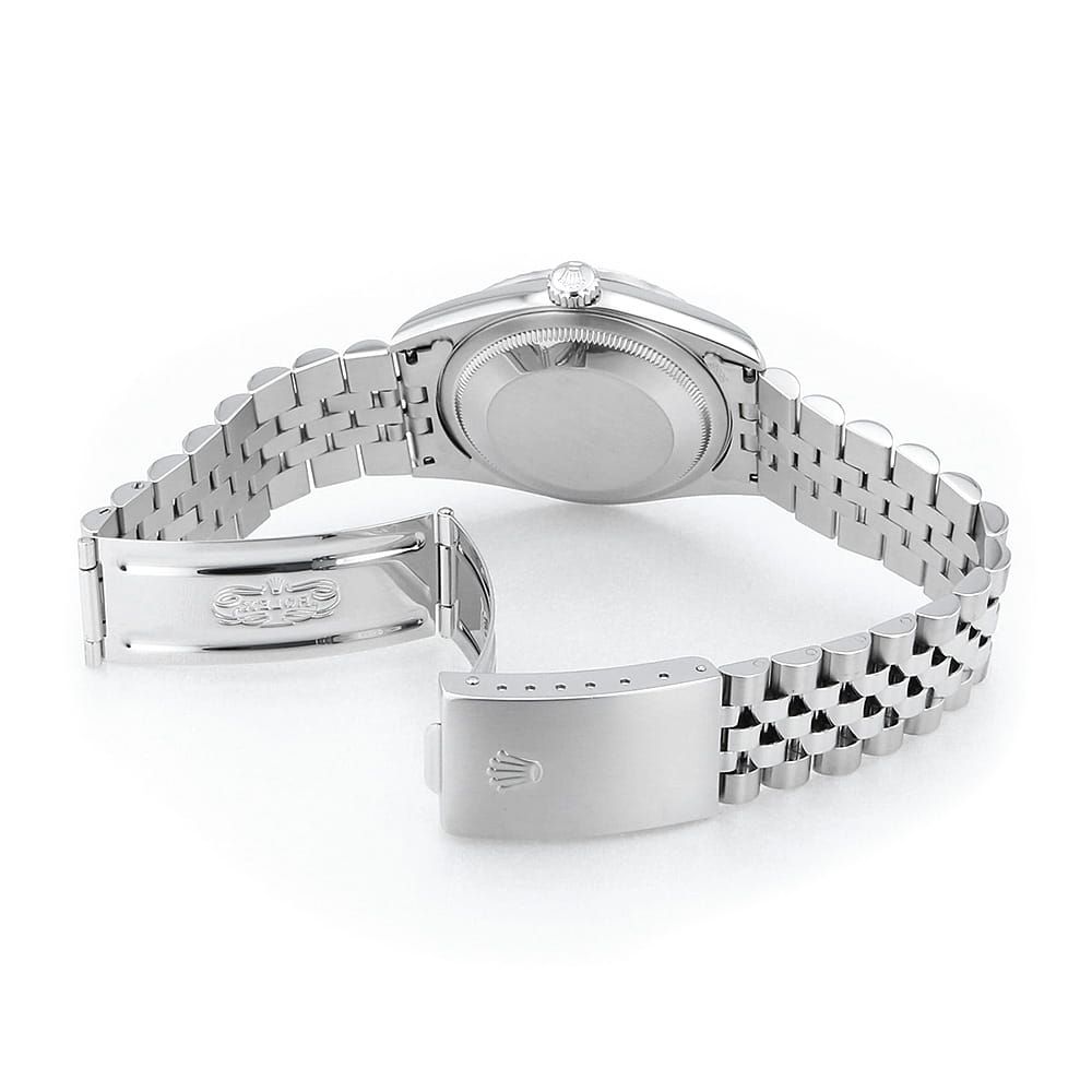 ロレックス デイトジャスト 16220 シルバー タペストリー 5列  