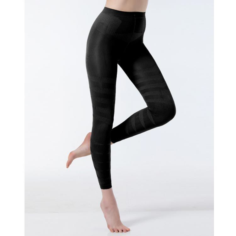 着圧レギンス 美脚 黒 美尻 ハイウエスト 脚痩せ ストレッチ 通気性 ヒップアップ シェイプ スッキリ サポート 着圧レギンス 大きいサイズ jzxd1327 DECORATOM_COM_BR